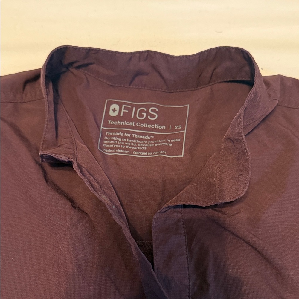 Figs Deep Purple Technical Collection Shirt